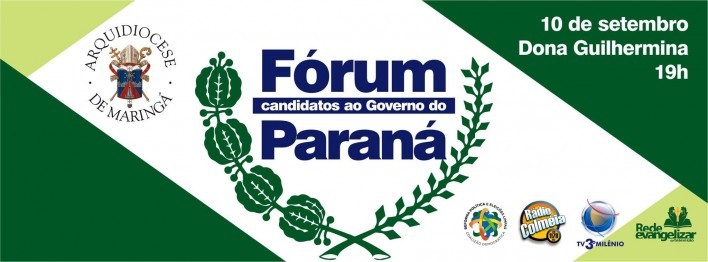 imagem Fórum com candidatos ao governo será nessa quarta-feira em Maringá