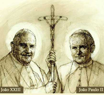 imagem Paróquia Santa Isabel celebrará missa pela canonização dos Papas João XXIII e João Paulo II