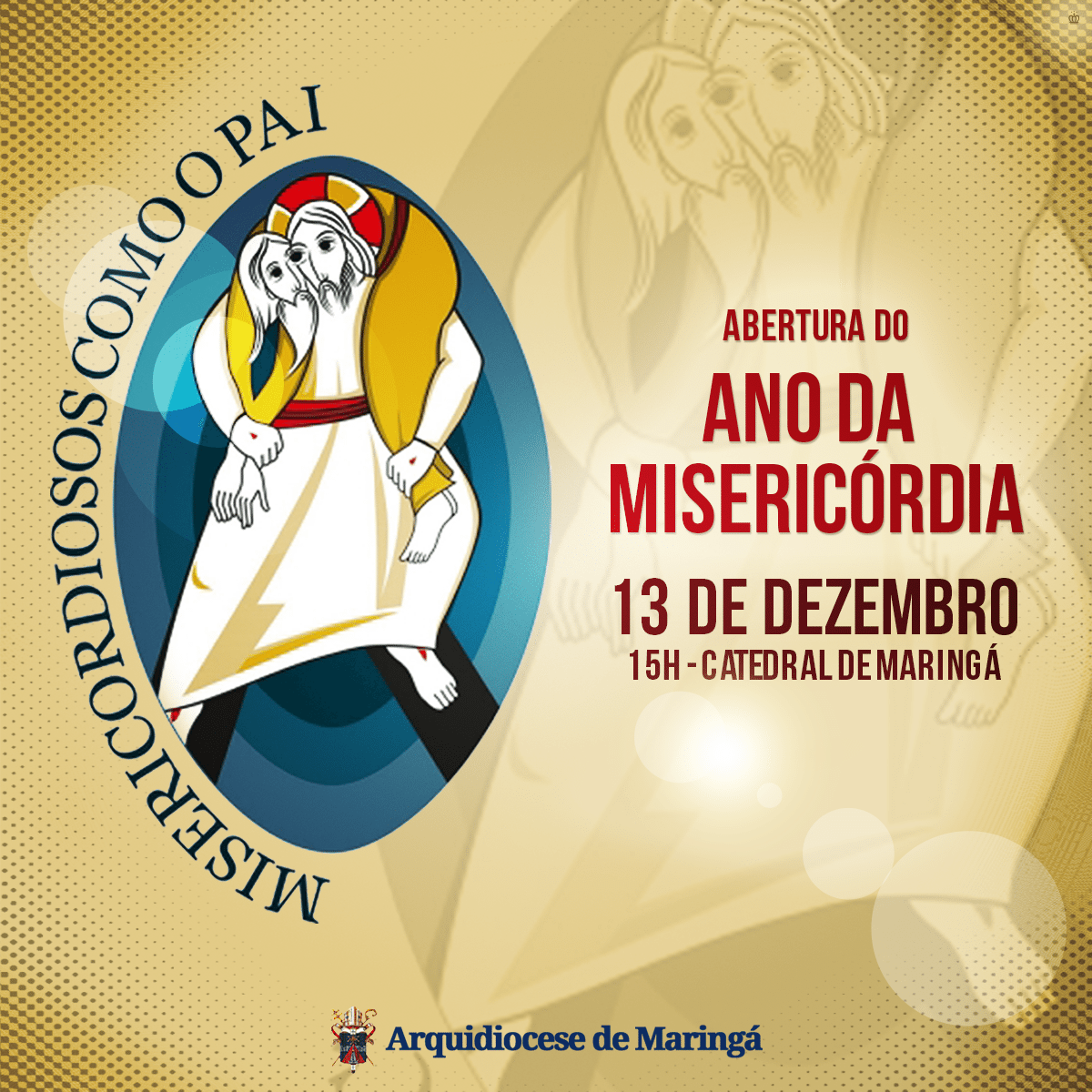 imagem Porta Santa será aberta domingo, dia 13, na Catedral de Maringá. Entenda o que é o Ano Santo da Misericórdia