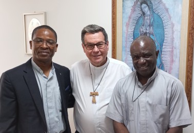 Dom Severino recebe visita do Superior Geral da Sociedade dos Sacerdotes de São Tiago